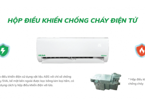 Hộp chống cháy điện tử trong điều hòa HIKAWA: An toàn và Hiệu quả