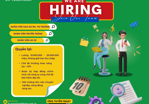 [Điều hòa HIKAWA Việt Nam] Tuyển dụng nhiều vị trí