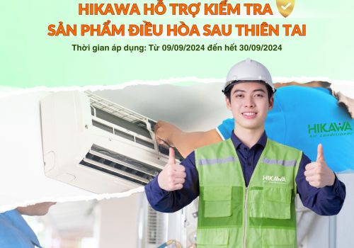 Hikawa hỗ trợ khách hàng khắc phục ảnh hưởng sau bão Yagi