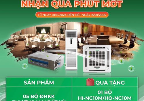 HIKAWA: Chương trình khuyến mãi Gói hàng máy thương mại - Mua 5 tặng 1