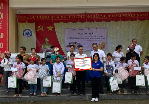 HIKAWA đồng hành cùng học sinh Yên Bái vượt qua khó khăn sau siêu bão Yagi