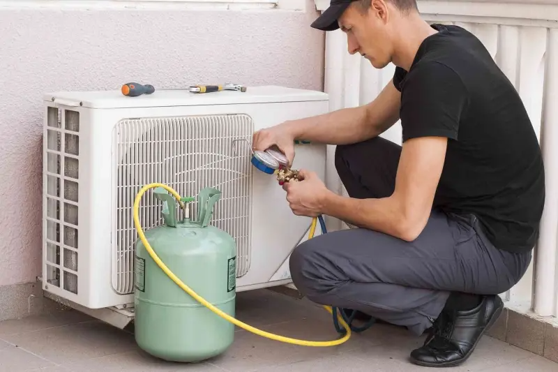 các bước nạp gas điều hòa
