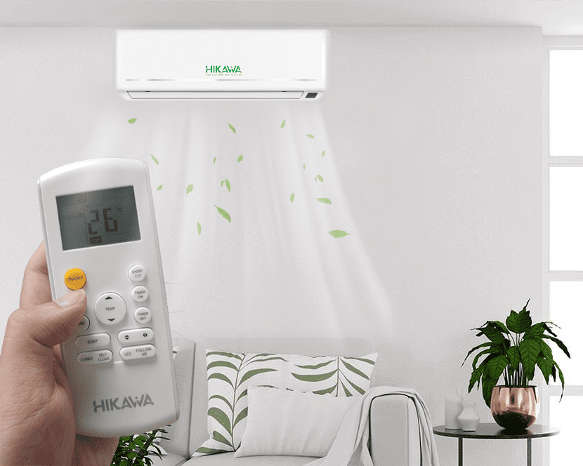 sử dụng điều hòa. (nén)