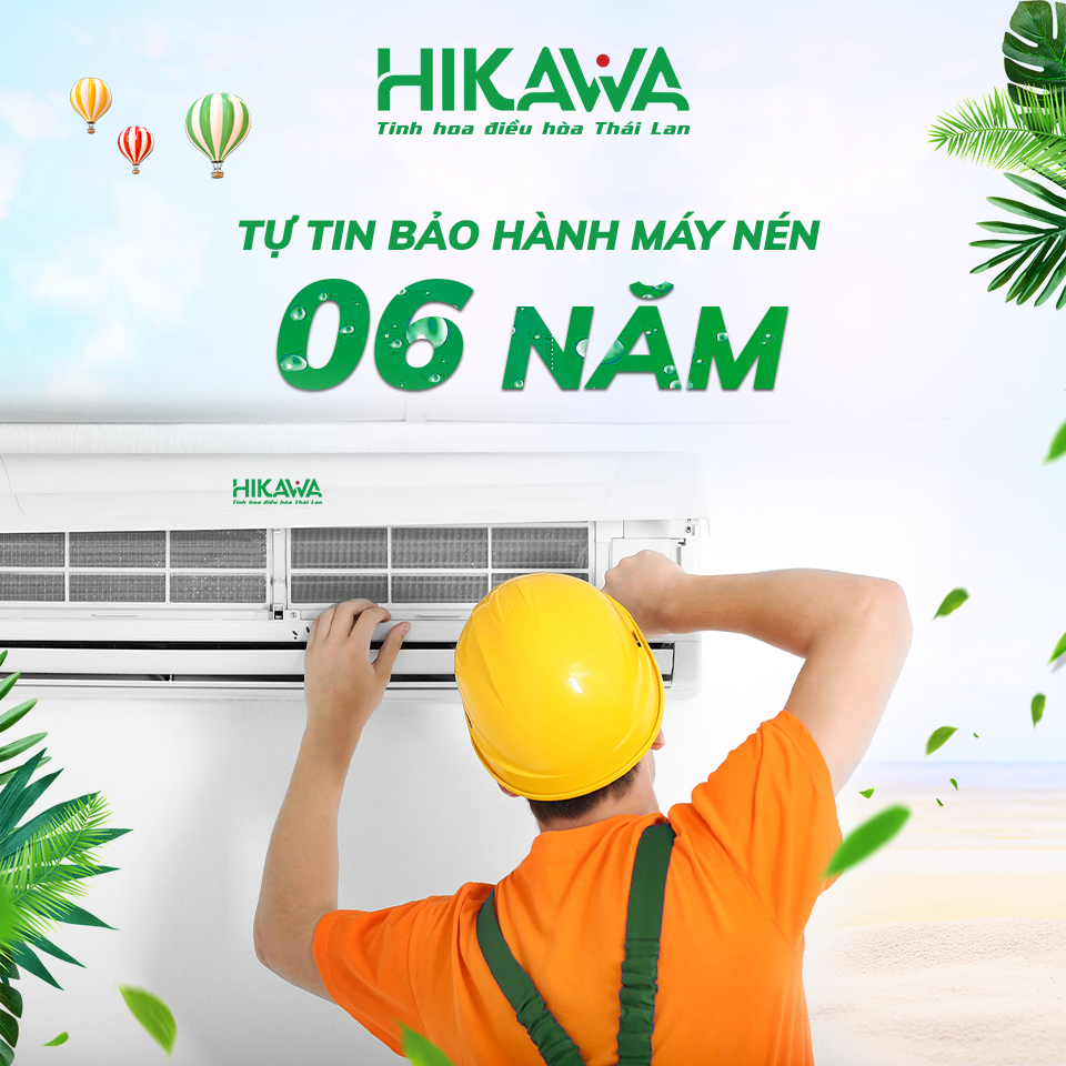 HIKAWA bảo hành máy nén