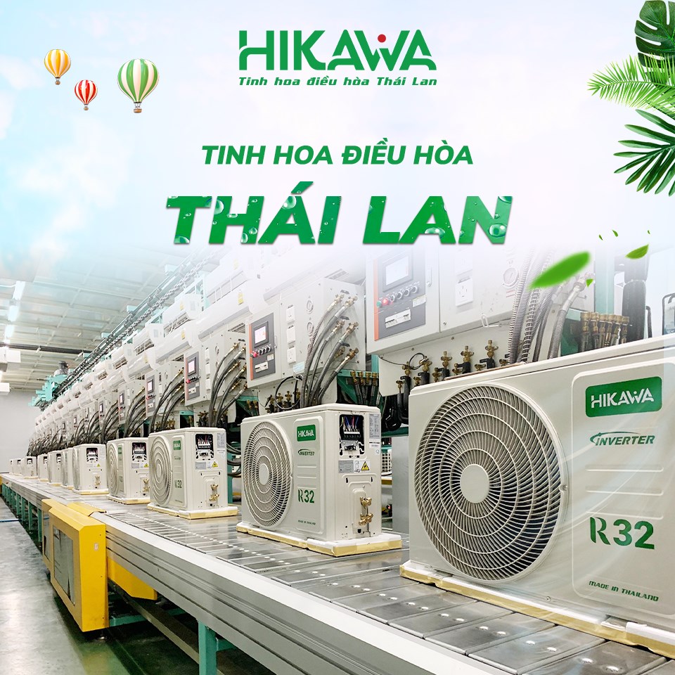 cục nóng điều hòa hikawa