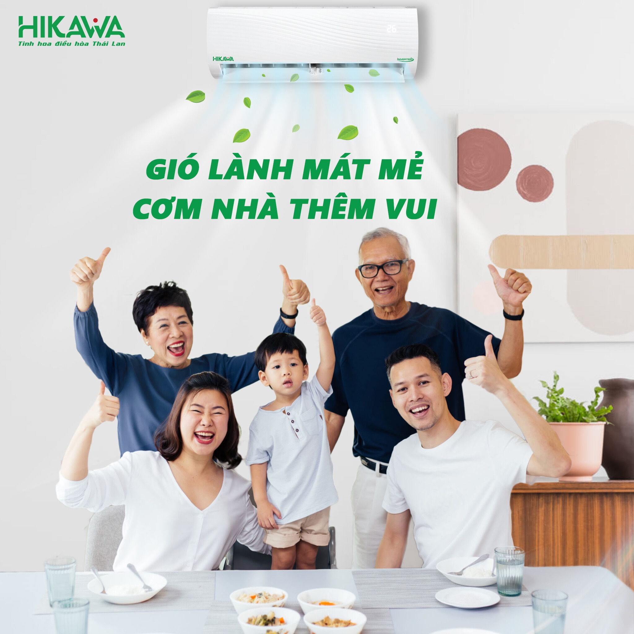 chọn nhiệt độ phù hợp