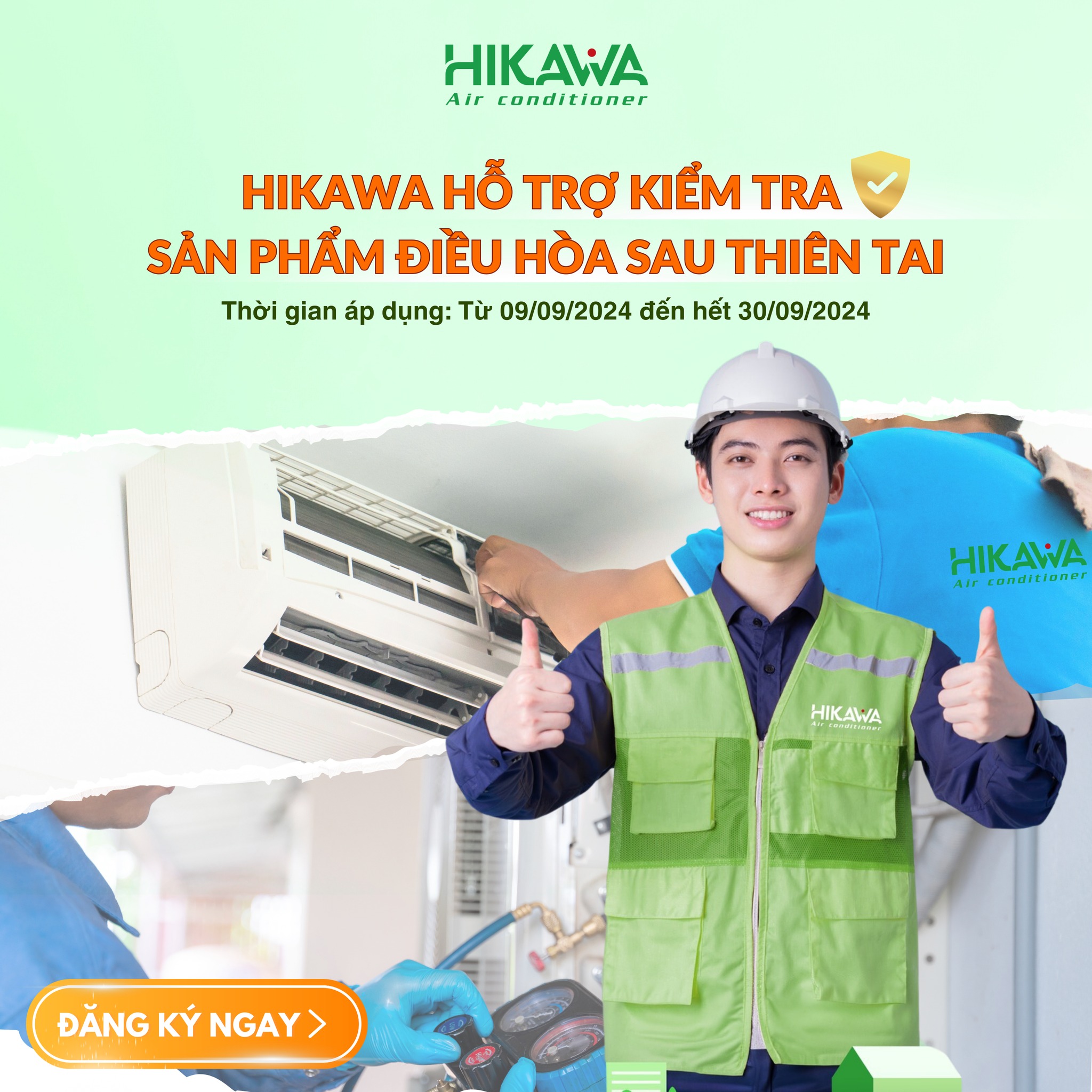 hikawa hỗ trợ khách hàng sau ảnh hưởng của thiên tai