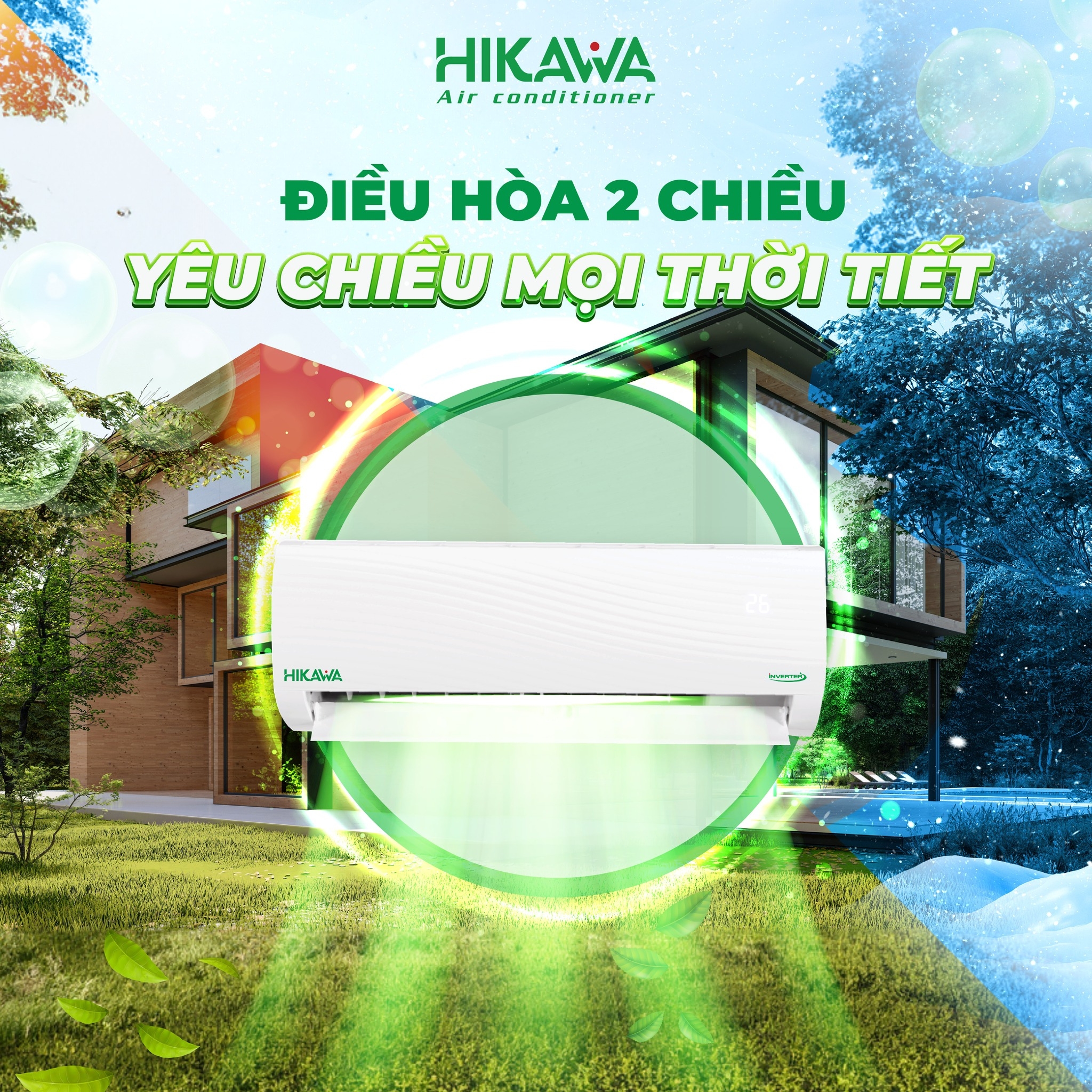 iều hòa 2 chiều hikawa