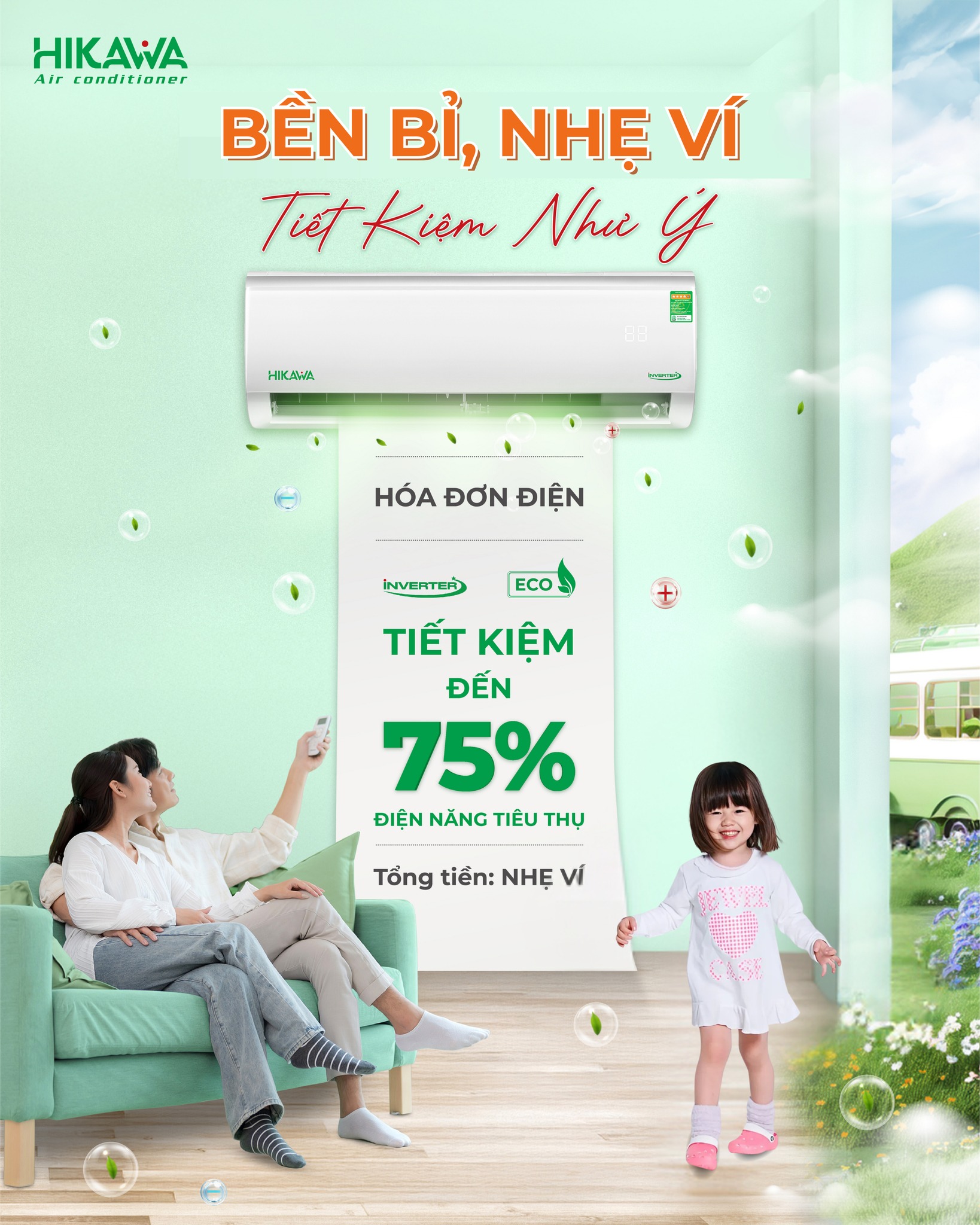 iều hòa vrf hikawa tiết kiệm năng lượng