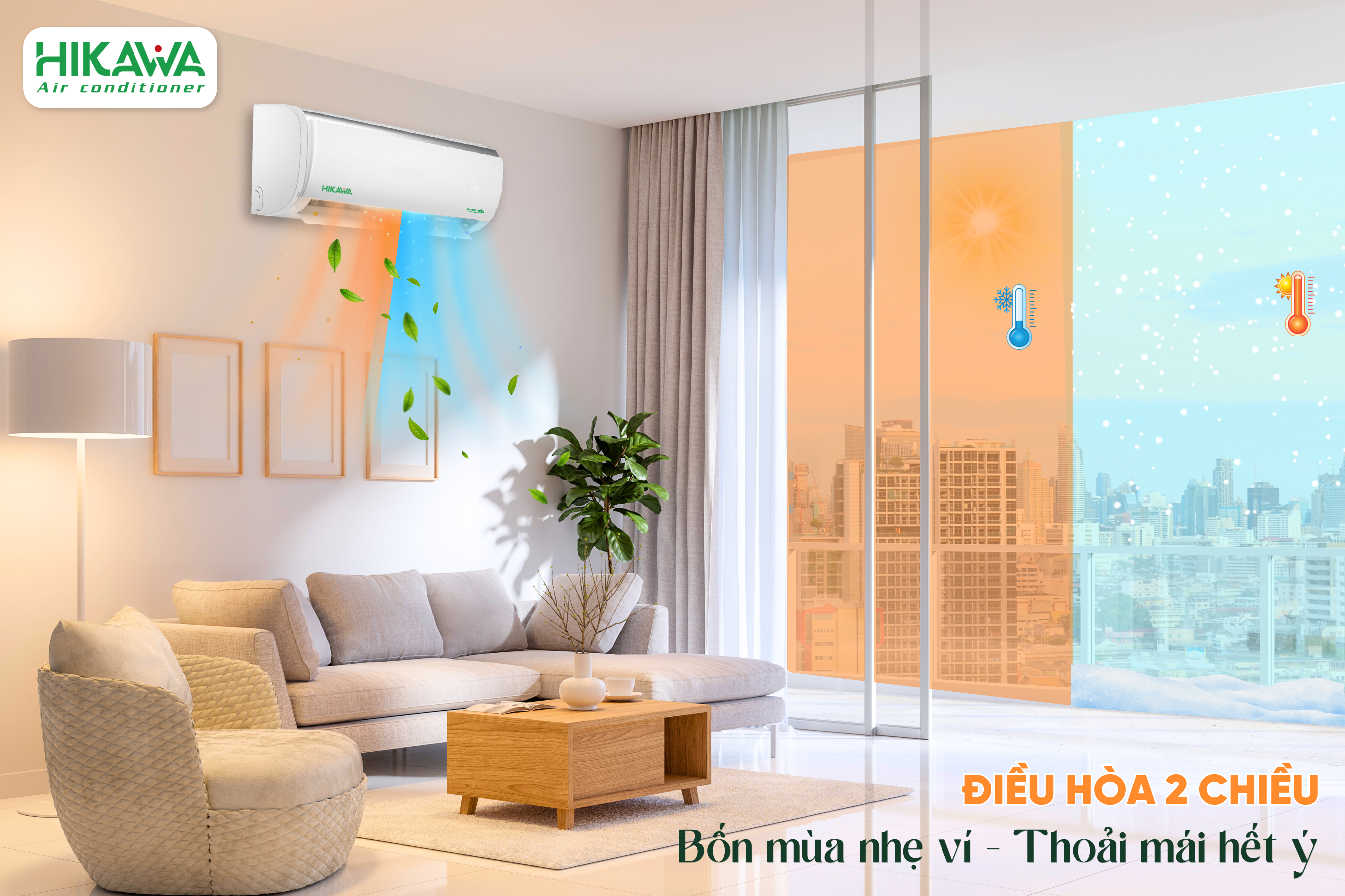 iều hòa hai chiều hikawa