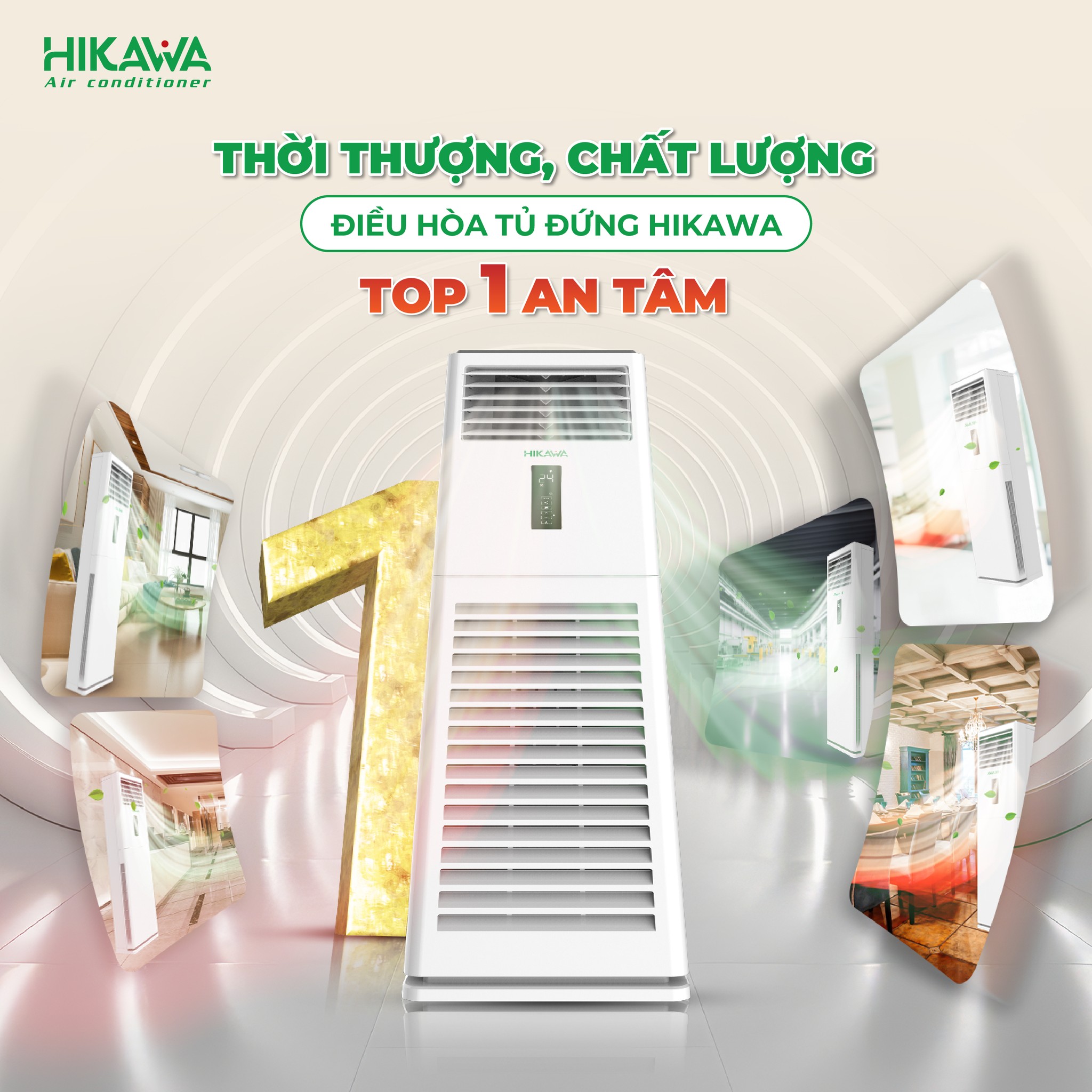 iều hòa tủ đứng hikawa